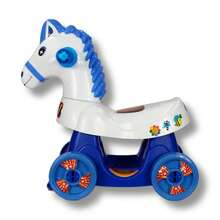 Caballito Montable Para Bebé Angelín Baby Is-168 D - Azul - Ver 9