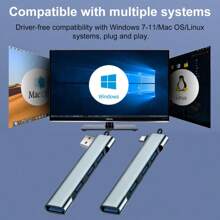 Elbow HUB USB/Type C HUB USB3.0 Docking Station 4 Ports USB HUB Type C HUB Adapter