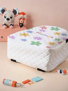 1pc Customizable Cute Sheep Pattern Argyle Backpack, Can Be Customized According To Your Unique Design, Suitable For Children And Teenagers, Print Your Own Name Or Your Sister And Classmate's Name As A Gift