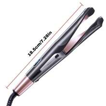 Alisador de Cabelo & Ferro de Enrolar Espiral Elétrico 2 em 1: Crie Penteados Perfeitos Facilmente em Casa - O Presente Definitivo para o seu Namorado