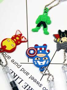 Disney Disney Marvel Authorized Back-To-School Hero Armory Kit YQiDuo Superhero Tactical Erasable Pen - Detachable Gel Armor Pendant & Military-Grade Quick-Dry Tip, Magnetic Hero Companion System With 0.5mm Stealth Ink ( Battle-Ready Study Gear) School Supplies, Back To School