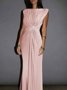 Women Summer Sleeveless Patchwork Bodycon Long Dress Sexy Elegant Party Dress Prom Outfit