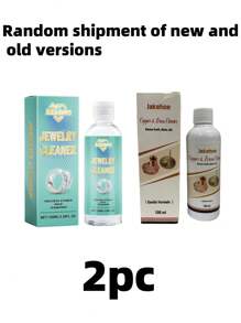 Jewelry Cleaning Solution, Metal Cleaning Liquid For Jewelry Diamond Necklace Rust And Dust Removal (100ml)