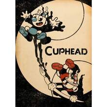 1pc Video Game Cuphead Retro Poster Nhân vật Anime Vintage Poster In Canvas Tranh Treo Tường Nghệ Thuật Nhà Hàng Phòng Khách Trang Trí Nhà Khung Tùy Chọn - Nhiều màu - Xem 9