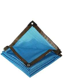 1 pieza Malla de sombreado de color azul para jardín, sombra portátil para invernadero de patio, red de sombra antirrayos UV resistente al calor alto, para jardín, patio, plantas, invernadero, pabellón exterior, césped - Azul - Ver 13