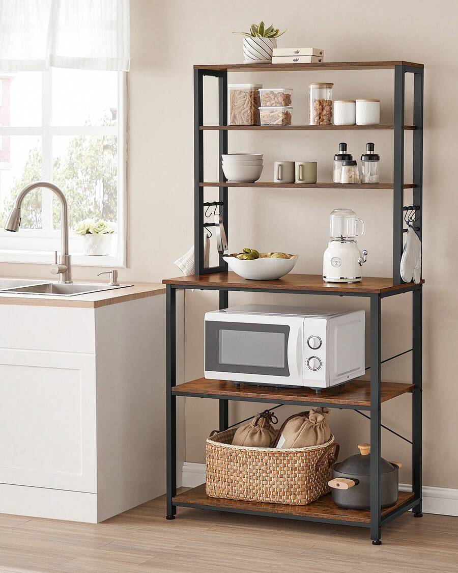 Baker's Racks - Vintagebraun-tintenschwarz - View 1