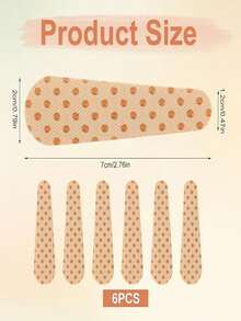 6pcs Bag Shoulder Strap Anti-Slip Sticker Dot Bead Silicone Anti-Slip Sticker Anti-Skid Shoulder Fixing Sticker For Shoulder And Double Shoulder Bag Straps Anti-Running Anti-Falling Shoulder Strap Anti-Slip Sticker Summer Cooling, Beach, Travel - Multicolor - View 10