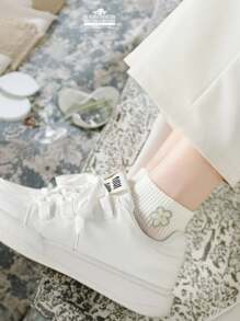 1/5/10/20 Pairs Women Cartoon Chic Casual Versatile Ankle Socks