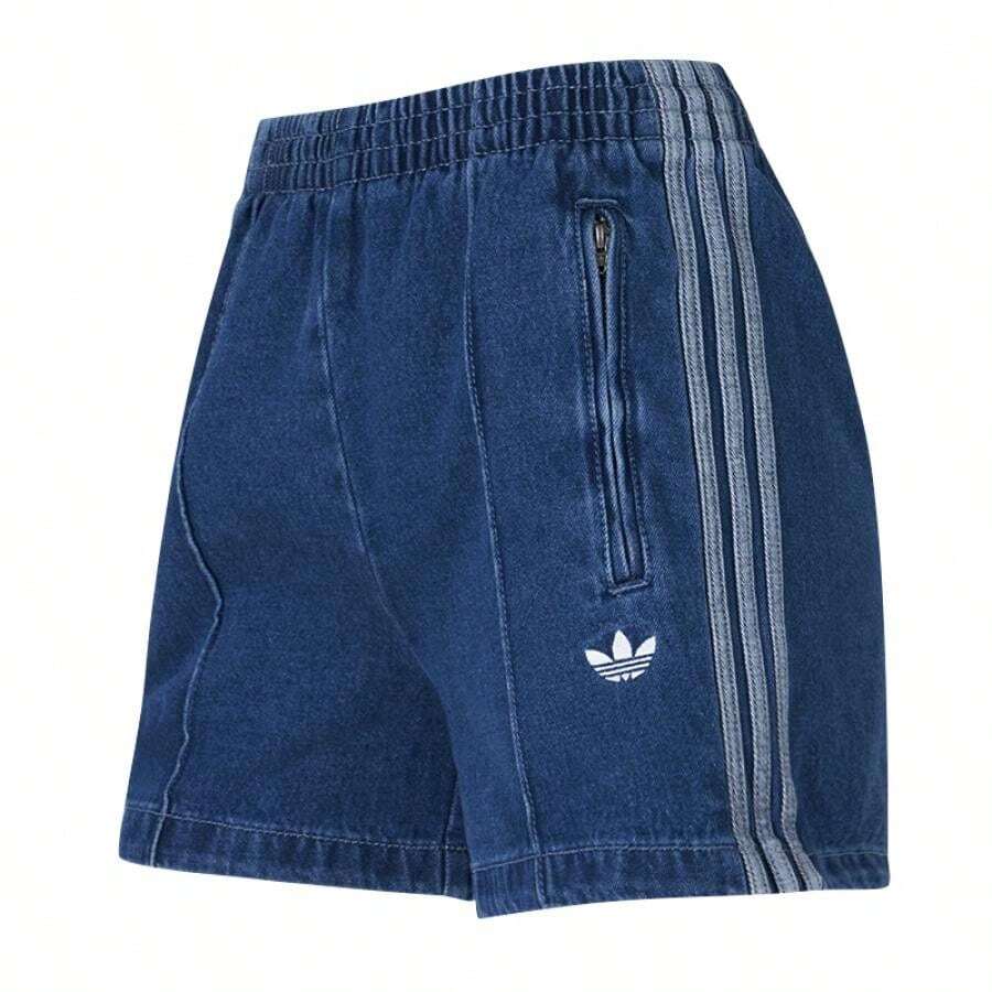 Adidas Originals Pantalones cortos tipo bermuda FIREBIRD de corte holgado, pantalones deportivos unisex - Denim Índigo - Ver 1