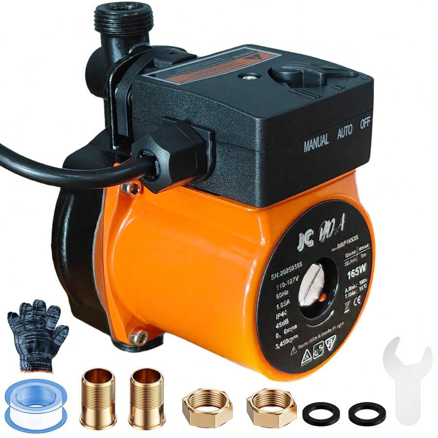 Automatic Pressure Pump 1/3hp 165w 110v Sensor 35l/Mi - View 1