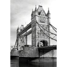 1pc Đen Trắng Cầu Tháp London Rome New York Áp Phích In Tranh Canvas Nghệ Thuật Treo Tường Hình Ảnh Cho Phòng Khách Trang Trí Nhà Khung Tùy Chọn - Nhiều màu - Xem 23