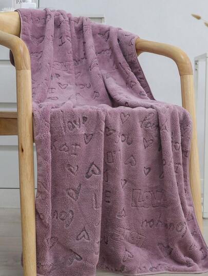 1条珊瑚绒心形浴巾：超柔软、吸水性强、亲肤。适用于浴室、健身房、酒店、度假、海滩。居家或旅行必备——送给每个人的完美礼物。家居浴室装饰、返校季、美容院、家庭浴室淋浴毛巾、美容院、酒店、运动、家居必需品、毛巾、护肤浴巾