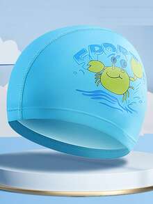 1pc Children Cartoon Swimming Cap With Ear Protection, Suitable For Boys And Girls - Multicolor - View 22