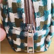 Japanese-Style Woven Pencil Case Bag Makeup Bag Storage Bag-Minimalist Large Capacity Stationery Organizer, Back To School