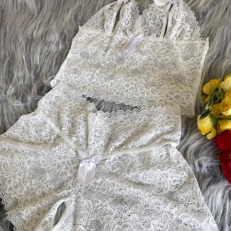 Calesson Set In A Hurry Waiting For Sexy Husband - White - View 1