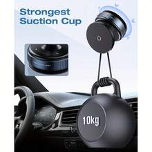 Upgraded 360° Rotating Phone Mount With Strong Suction – Multi-Functional Holder For Vehicles, Flat Surfaces, Travel, Fitness Centers & Mirrors, Works With Android, And All Mobile Devices,PS:Only Supports Installation On Smooth Surfaces Compatible With IPhone, Android Phone, Gift For Birthday, Family, Friends Magnetic, Car Accessories, Car Phone Holder - Multicolor - View 6