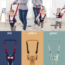 Mochila arnés de seguridad para caminar del bebé - Asistente de seguridad ajustable para ayudar a caminar con alas de asa y cinturón protector - Ideal para que los niños pequeños aprendan a caminar y exploren de forma independiente - Amarillo - Ver 3