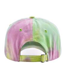 Tie-Dye Gradient Baseball Cap Sun Hat Adjustable Fashionable Sunshade Cap Sunscreen Hats For Men Women