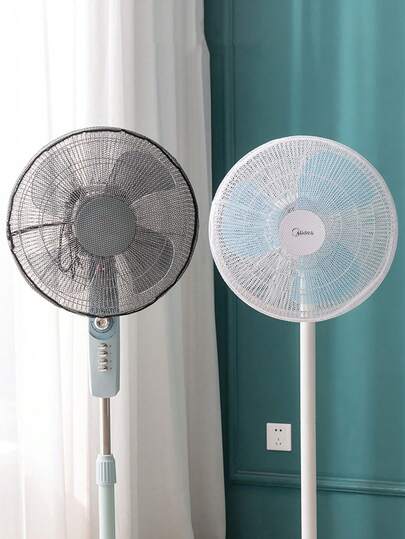 1/2 件装多功能风扇罩，风扇网罩防尘罩，通用收纳网罩，适用于家庭使用，防潮防尘，防夹手，易于安装和拆卸，可水洗重复使用，保持风扇清洁，防尘清洁工具配件，适用于宿舍、办公室、家庭、旅行