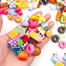5/10/20/30/50/80/100/200/500 Pcs Vivid Resin Decorations - Unique Animal, Fruit And Food Series - Colorful DIY Jewelry Making Kits, Suitable For Necklaces, Bracelets, Earrings - Durable, Lightweight And Fade-Resistant - Ideal For Crafters And Jewelry Enthusiasts - Multicolor - View 2