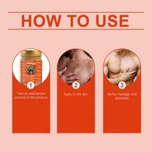 Crema muscular South Moon, suave para aliviar las molestias articulares y de rodilla, crema de masaje diaria de 4,4 x 6,7 cm - Multicolor - Ver 6