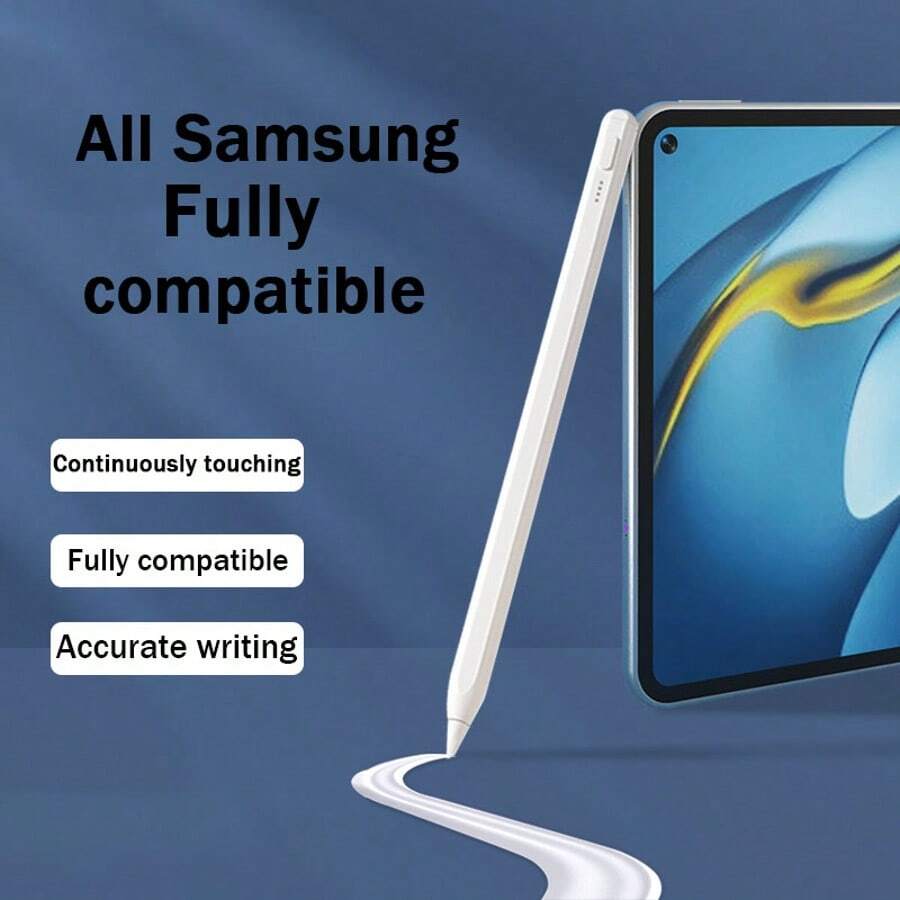 Pencil Pen Capacitive Pen For Samsungmodels Of Samsungphones Pencil Capacitive Pen, Stylus, Touch Screen Pen, Touch Pen, Touch Pen, Touch Pen, Touch Pen, Connecting Pen, Writing Pen, Writing Pen, Drawing Pen, Graffiti Pen, Editing Pen - White - View 1