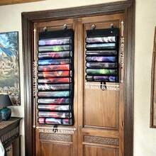 Túi đựng thảm chơi TCG 12+1/6+1 khe - Hộp đựng bằng polyester bền chắc có tay áo bằng nhựa trong suốt, thiết kế treo cửa tiết kiệm không gian, món quà hoàn hảo cho game thủ - Nhiều màu - Xem 3