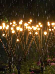 1 Stück 6/8/10 kopfige Solar-Kugelleuchte, Schwingungsleuchte, Dekorationsbeleuchtung, Hofdekorations-Leuchte, Gartendekorations-Leuchte, sanftes Licht mit automatischem Aufladen, Solarstromversorgung, Garten, Hof, Balkon, Terrassen-Dekorationsbeleuchtung