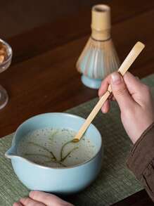 2er-Set minimalistische keramische Matcha-Schalen mit Rissenmuster, 500ml Fassungsvermögen, leicht zu reinigen, für den Familiengebrauch geeignet, japanischer Stil