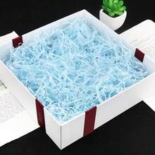 1 Paquete de 50/100g de Tiras de Papel de Rafia de Colores Surtidos, Relleno para Cajas de Regalo, de Vuelta a la Escuela - Multicolor - Ver 4