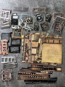 90-Count Mixed Material Decorative Papers, Vintage Hollow Camera DIY Scrapbooking Supplies,School Supplies,Back To School - one-size - View 10