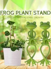 5pcs/4pcs/2pcs/1pc New Frog Plant Stand For Trailing Plants - Multicolor - View 3