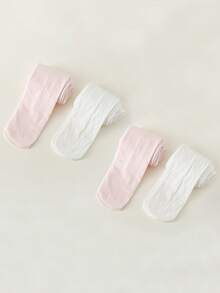 4 paia di collant da danza per ragazze, collant in velluto tinta unita sottili e ad alta elasticità per ragazze in primavera, estate e autunno