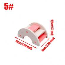 Wooden Hamster House DIY Wooden Hamster Sleeping Bed Hamster Hideout For Home Store Shop,Suitable For Small Anima