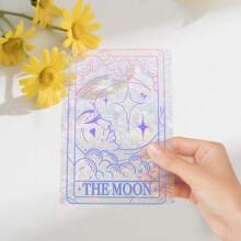 1/9 pieza(s) Pegatina para ventana con atrapasoles, Elementos del dios sol, diosa luna, Pegatina para ventana con atrapasoles, Película de arcoíris de vidrio esmerilado decorativo para ventana, Pegatina para ventana con electricidad estática no pegajosa, Pegatina de arcoíris anti-colisión de pájaros, Reutilizable, Pegatina de arte para ventana de oficina en el hogar, Decoración de pared, Pegatina personalizada