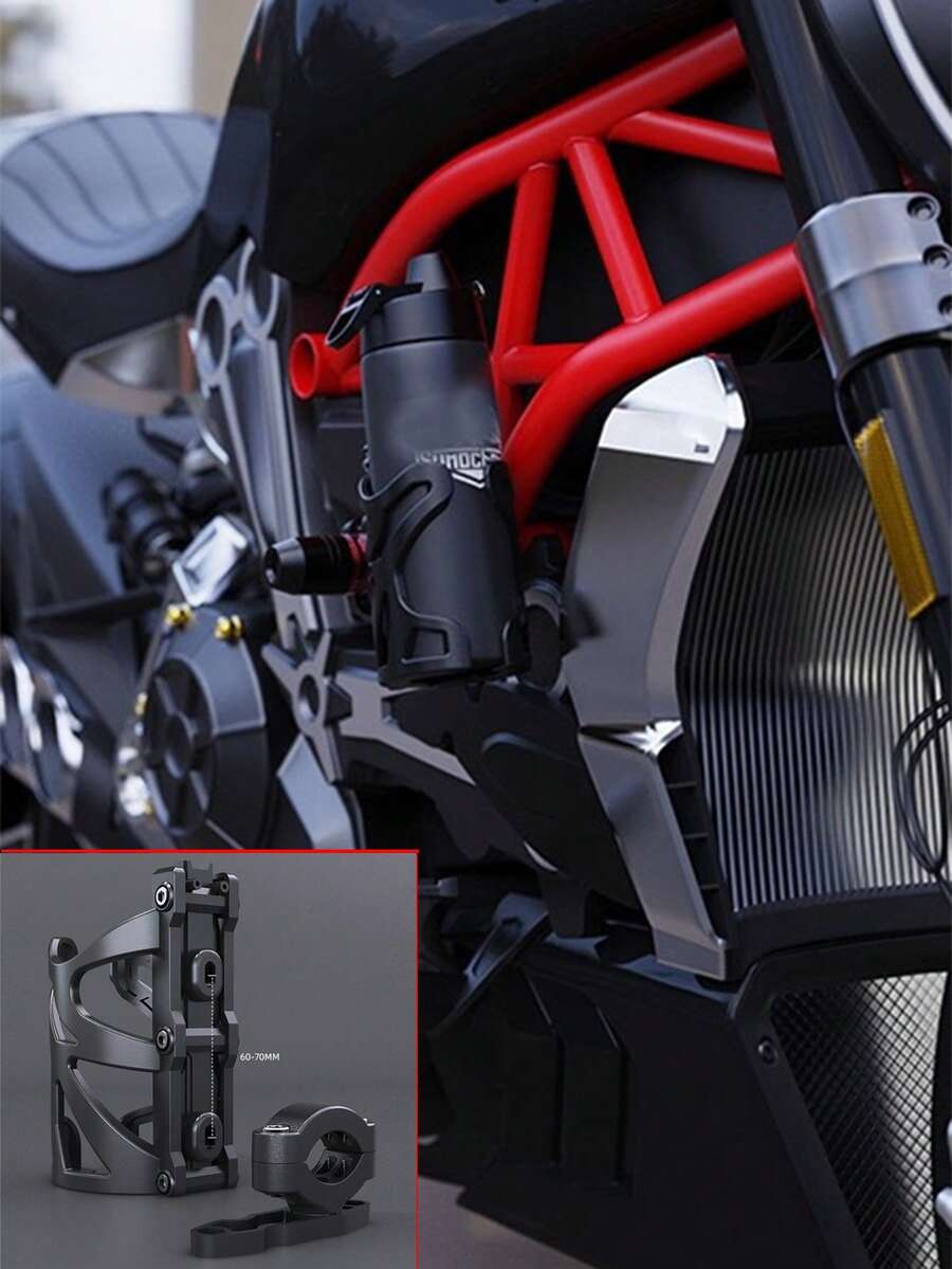 Universal Motorcycle Bike Bottle Mount Rack Water Cup Holder Cages 360° Rotating Bicycle Water Bottle Holder Cycling Accessories - Multicolor - View 1