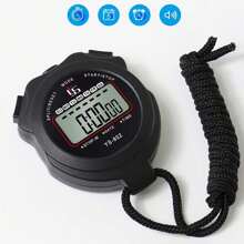 Stopwatch Timer Segmented Digital Stopwatch With Clock Calendar Alarm Clock, Single Stopwatch Large Display Stopwatch Suitable For Sports, Children's Coaches, Swimming, Running