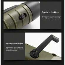 Solar Hand Cranked Flashlight Multifunctional Camping Power Supply Emergency LED Emergency Light Outdoor Lighting
