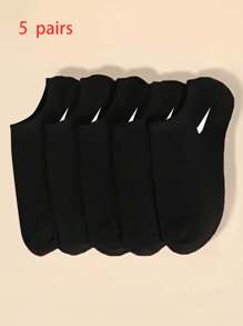 15pairs Minimalist Style Unisex Ankle Socks, For Gym