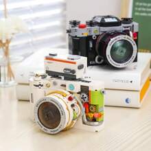 Creative New Digital Camera Building Block Model, Retro Camera Series DIY Assembly Particle Building Blocks, Suitable As Ornaments, Birthday Gifts