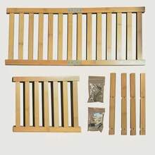 1 Stück mehrstöckiges faltbares Schuhregal, 2-stöckige Bambus Schuhbox, stapelbarer staubdichter Schuhorganizer, Aufbewahrungsbox für Sportschuhe, platzsparende Aufbewahrungsbox für Eingangsbereich, Schlafzimmer, Zuhause, Wohnheim