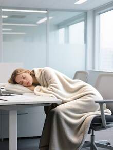 1pc Customized Photo Blanket, Personalized Flannel Blanket With Photo And Text, Mother's Day Gift For Mom, Father's Day Gift For Dad, Custom Picture Blanket, Office Nap Blanket - Multicolor - View 10