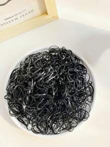 500 Pcs/Pack Women's High Elasticity Disposable Hair Rubber Bands, Suitable For Everyday Wear, Outdoor, Travel, Festivals Hair Ties Ponytail Holders Hair Elastics Scrunchies Hair Rope