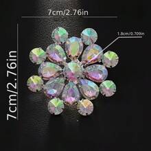 LuxstyWear New Arrival Premium Oversized Rhinestone Adjustable Ring, Colorful Square-Shaped Diamond Fashion Ring For Women