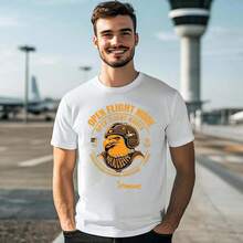 Unisex Summer Palm - Tree Cotton T - Shirt Set, With "ETDA SUMIDA R - 944" Word And Palm - Tree Pattern, Full Of Summer Flavor, Ideal For Those Who Like Summer - Leisure Styles - White - View 1