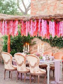 10 PCS Of Artificial Wisteria Garland Is Suitable For Weddings, Engagements, Birthdays And Home Decoration - The Perfect Garden, Hotel, Party, Camping, Tent, Office, Walkway, Fence, Swing Decoration, Garden Decoration