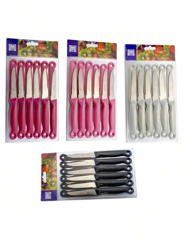 Edelstahl Steakmesser, kompakter tragbarer Obstschäler Messer, Kleines Küchengerät, Obstschäler