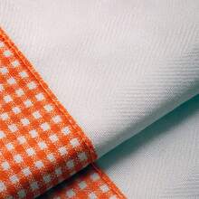 Chicken Foot Dishcloth Kit With Checkered Hem Decorative Kitchen Towel Large Dishcloth - 白色 - 查看 4