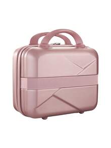 Living And Home Travel Cosmetic Case - Lightweight ABS Organizer (28x14.5x28.5cm) In Champagne - Champagne - View 2