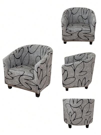1PC, Elastic T-Shaped Print, Home Goods, All-Season Sofa Covers, Complete Set, Sofa Covers, Dust Covers, Suitable For Weddings, Restaurants, Offices, Banquets, All Seasons